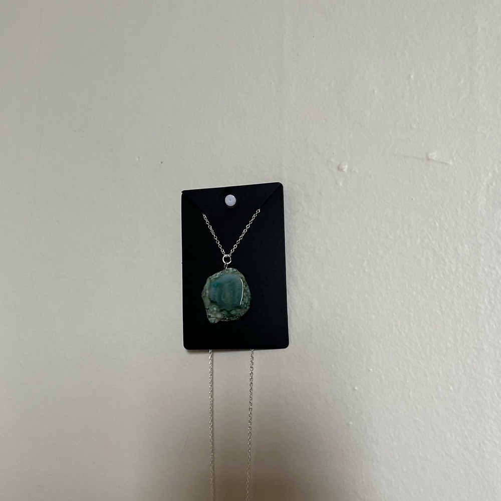 Handmade crystal necklace